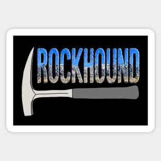 Rockhound Rock Pick Geology Hammer with Mountains Rockhounding Sticker